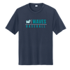 Waves Baseball Youth & Adult Sport-Tek PosiCharge Competitor Tee- Navy 
