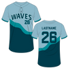 Waves Baseball Sublimated Henley Jersey