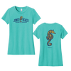 JBLA -  Ladies District® Perfect Blend® CVC Tee - Blue Heather