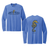 JBLA -  District® Perfect Blend® CVC Long Sleeve Tee -  Heathered Royal.