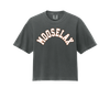MooseLax - Comfort Colors - Women’s Heavyweight Boxy Crop Tee - Pepper