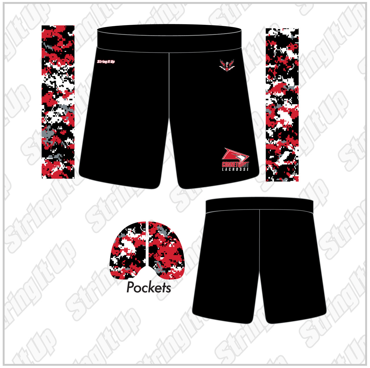 Lacrosse Girls Sublimated Shorts