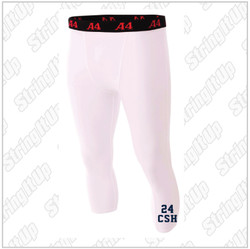 CSH Varsity Lacrosse  Adult A4 - 3/4 Length Compression Pants