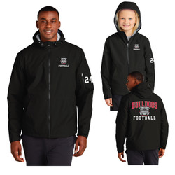 Bulldogs Football Sport-Tek® Waterproof Insulated Jacket Adult & Youth