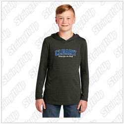 Cleary School Lightweight Youth Hoodie - Black Frost