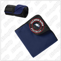 CSH Football Port Authority® Fleece & Poly Travel Blanket