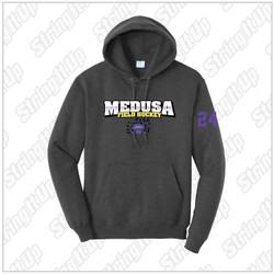 Medusa Field Hockey Adult & Youth Port & Company® Core Fleece Hoodie - Charcoal Heather