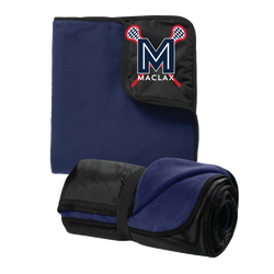 Maclax Port Authority® Fleece & Poly Travel Blanket