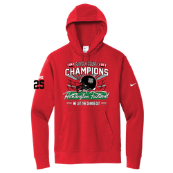 Champs! 2024/25 Bulldogs Nike Club Fleece Pullover Hoodie - Red