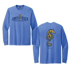 JBLA -  District® Perfect Blend® CVC Long Sleeve Tee -  Heathered Royal.