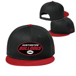 **New** Bulldogs Football - New Era - Flat Bill Snapback Cap - Red/Black