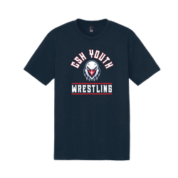 CSH Youth Wrestling - District - Perfect Tri-Blend Tee - Navy
