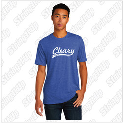 Cleary School Adult Tee Shirt - Royal