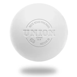 1 Lacrosse Ball - White - Union Brand - Meets NOCSAE Standard, SEI Certified, CLA Approved