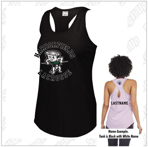  NEW ITEM! Harborfields Youth Lacrosse Girls Lux Tri-Blend Tank