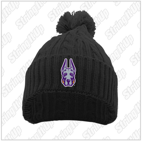 Albany Cable Knit Pom-Pom Beanie
