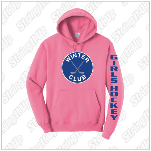 Winter Club Girls Hockey Adult Port & Company® Core Fleece Pullover Hooded Sweatshirt