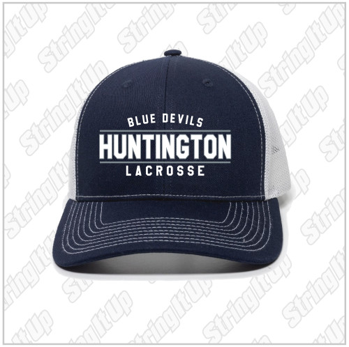 Huntington Lax -  Snapback Trucker Hat - Navy/White