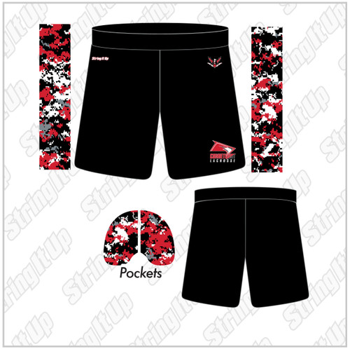 Connetquot Lacrosse Girls Sublimated Shorts