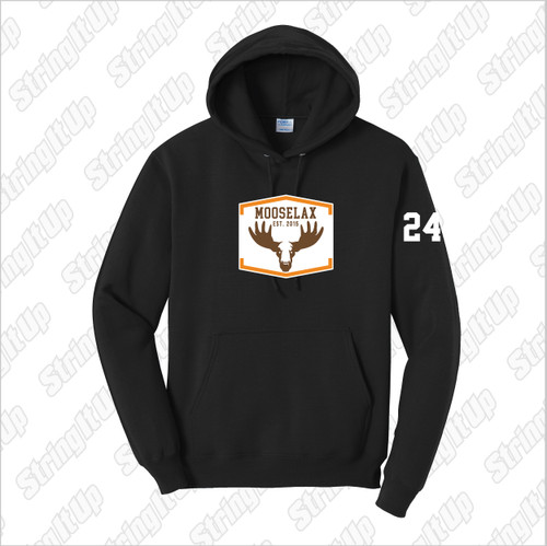 MooseLax Youth Port & Company® Core Fleece Pullover Hooded Sweatshirt - Black MooseLax Youth Port & Company® Core Fleece Pullover Hooded Sweatshirt - Black