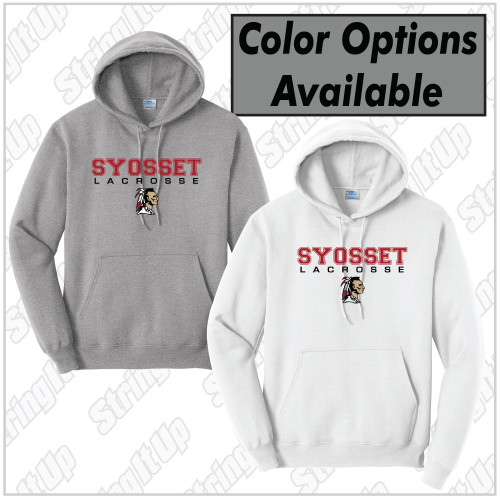 Syosset Lacrosse Port & Company® Core Fleece Pullover Hooded Sweatshirt