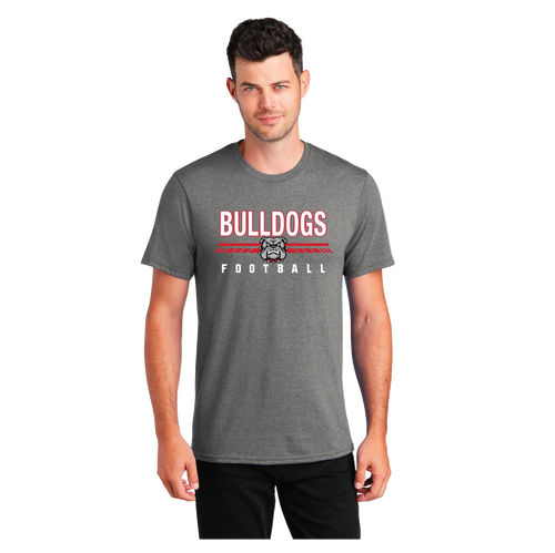 Bulldogs Football Port & Co® Fan Favorite™ Blend Tee Adult & Youth Grey Bulldogs Football Port & Co® Fan Favorite™ Blend Tee Adult & Youth Grey
