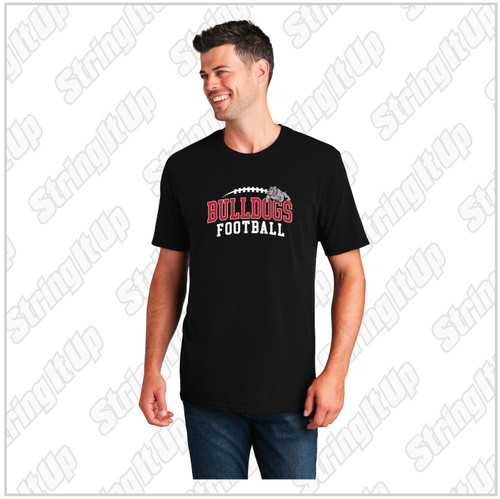 Bulldogs Football Port & Company ® Fan Favorite ™ Blend Tee Adult & Youth Black