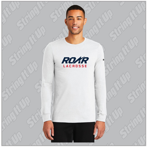 Roar Lacrosse Adult Nike Dri-FIT Cotton/Poly Long Sleeve Tee