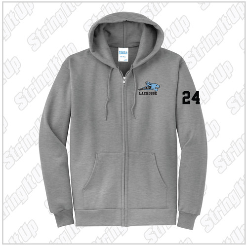 West Broward Lacrosse Port & Company® Core Fleece Full-Zip Hooded Sweatshirt