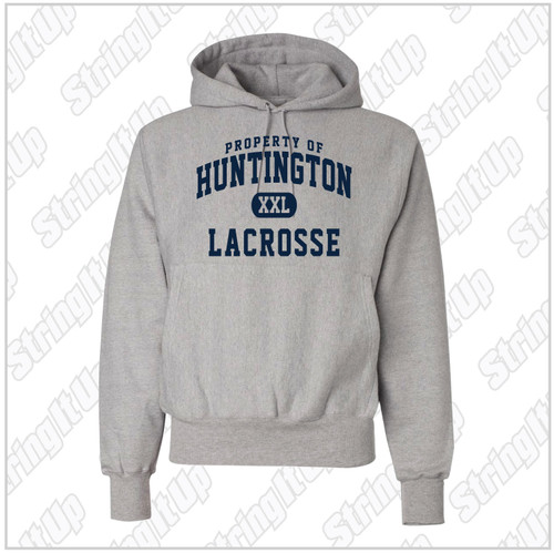 Huntington Lax - Adult Champion Reverse Weave Hooded Sweatshirt