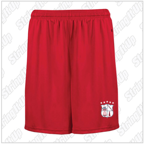 CSH Soccer Badger Sport B-Core 7" shorts -Red