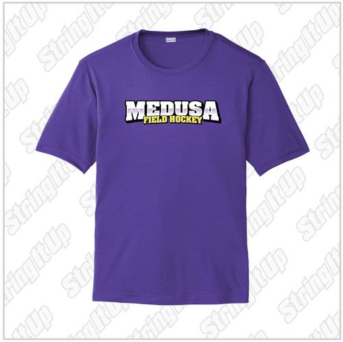 Medusa Field Hockey Adult & Youth Sport-Tek® Performance Tee - Purple