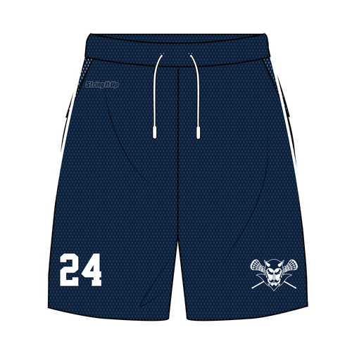 New!! Huntington Throwback Lacrosse Shorts w/Pockets Sublimated print