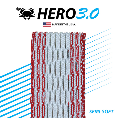 East Coast Dyes ECD Hero 3.0 Semi-Soft Mesh Stringing Red Storm Striker