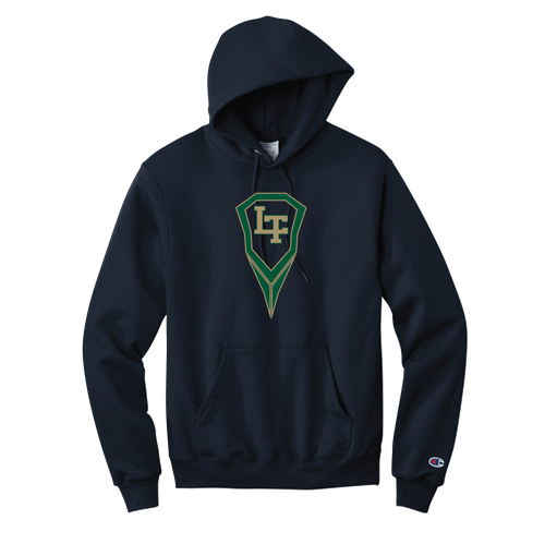 Lynbrook Lacrosse Youth Champion® Powerblend® Pullover Hoodie - Navy