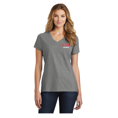 CSH Lacrosse Port & Company ® Ladies Fan Favorite ™ Blend V-Neck Tee