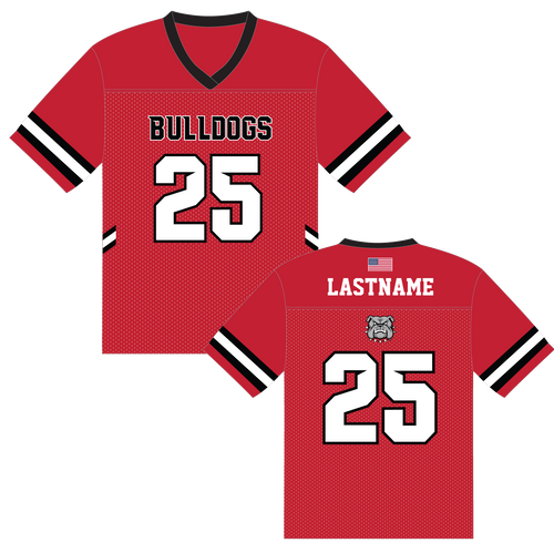 NEW!! Bulldogs Men's Cut Fan Sideline Jersey NEW!! Bulldogs Men's Cut Fan Sideline Jersey