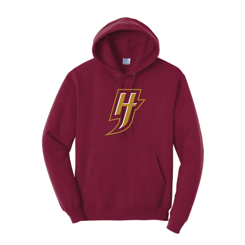 YHT Port & Co Youth & Adult Fleece Hoodie Maroon