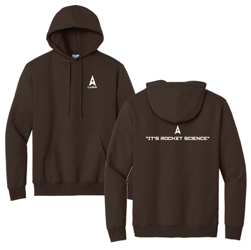 LURA Port & Co™ Essential Fleece Pullover Hooded Sweatshirt - Brown