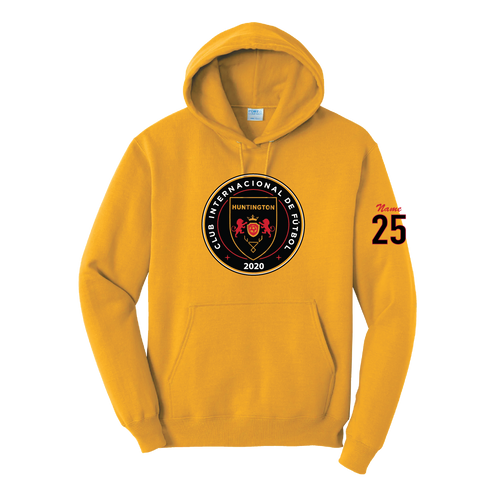 Huntington IFC Adult & Youth Port & Co. Fleece Hoodie -  Athletic Gold