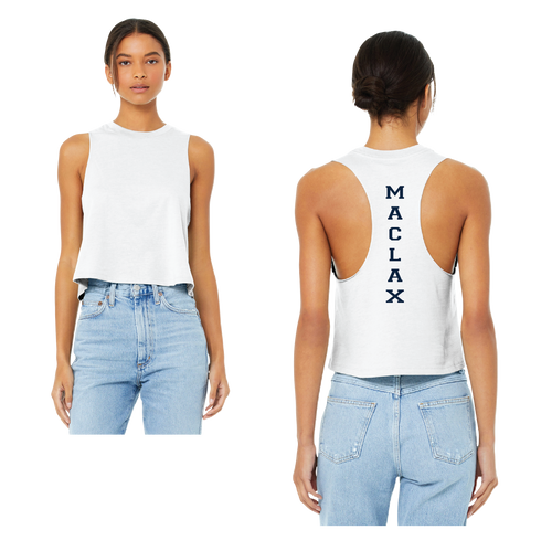 MacLax BELLA+CANVAS® Women’s Racerback Cropped Tank