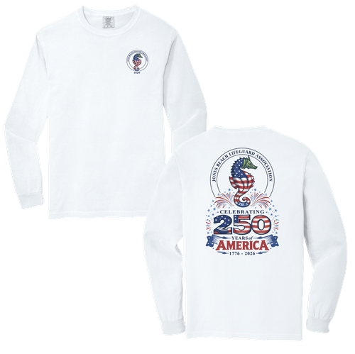JBLA -  Comfort Colors - Heavyweight Ring Spun Long Sleeve Tee - White