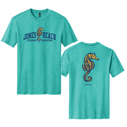 JBLA -  District® Perfect Blend® CVC Tee - Blue Heather