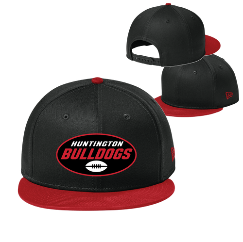 **New** Bulldogs Football - New Era - Flat Bill Snapback Cap - Red/Black