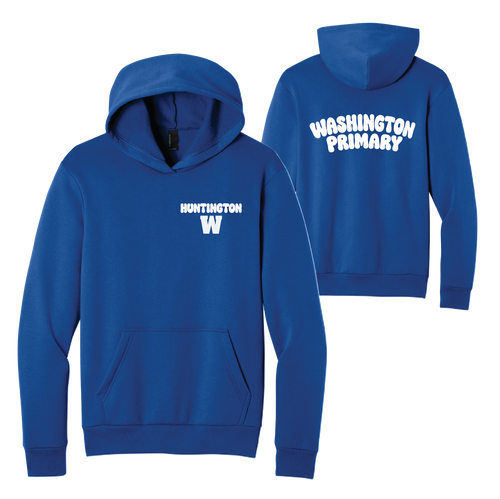 Washington Primary -  Port & Co. - Easy Fleece Pullover Hoodie - Heather Royal