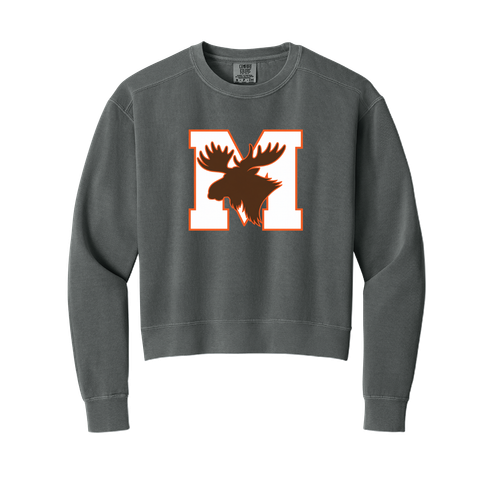 MooseLax - Comfort Colors - Lightweight Crewneck Sweatshirt - Pepper