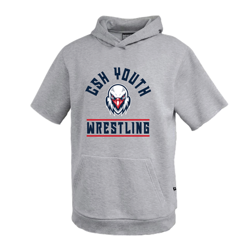 CSH Youth Wrestling Pennant Fleece Short Sleeve Hoodie Adult & Youth