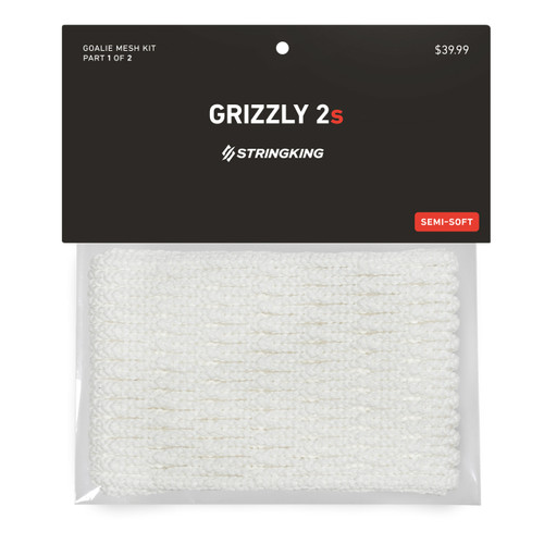 String King 12D Grizzly 2S Mesh Stringing White