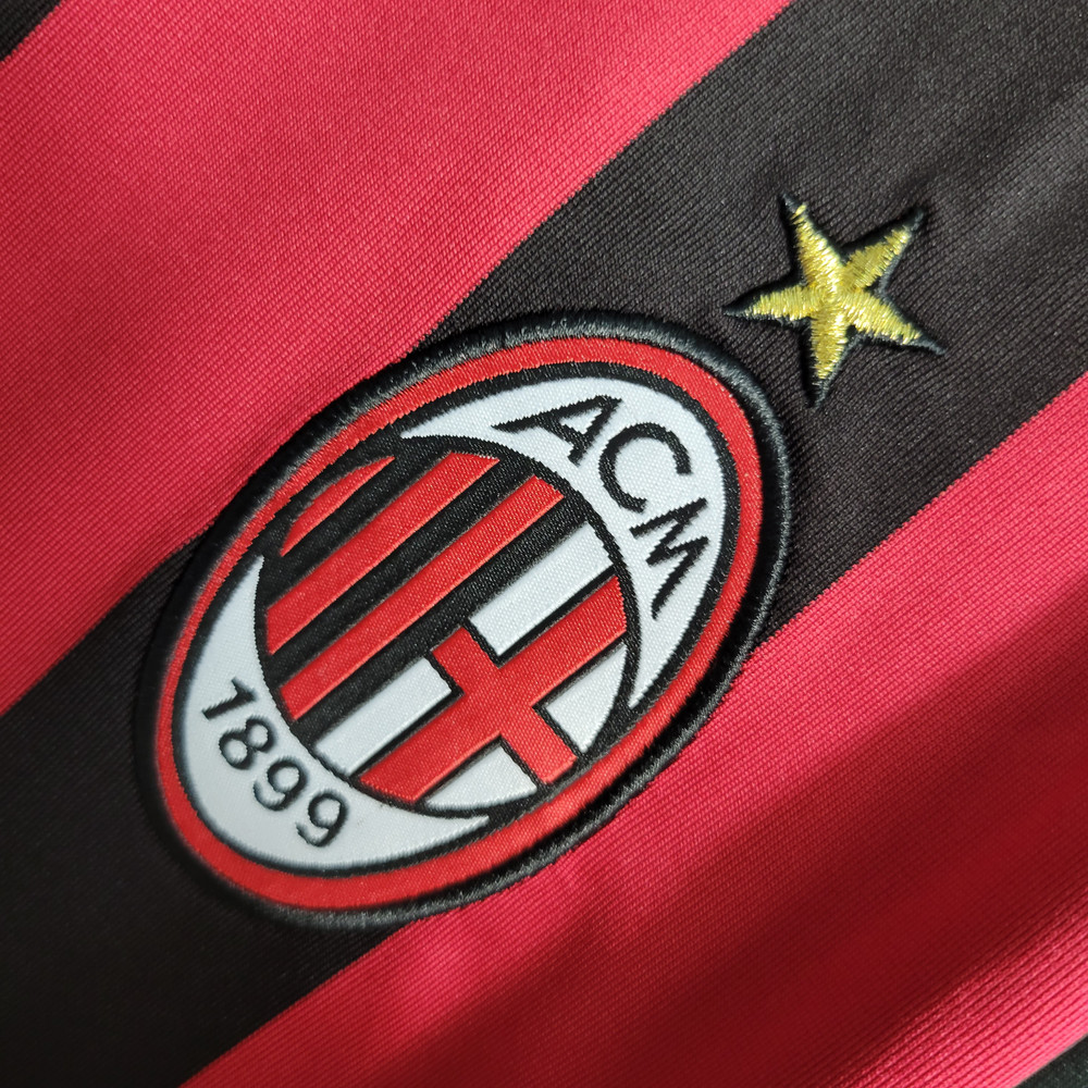 AC Milan Home 09/10 Long Sleeve Jersey