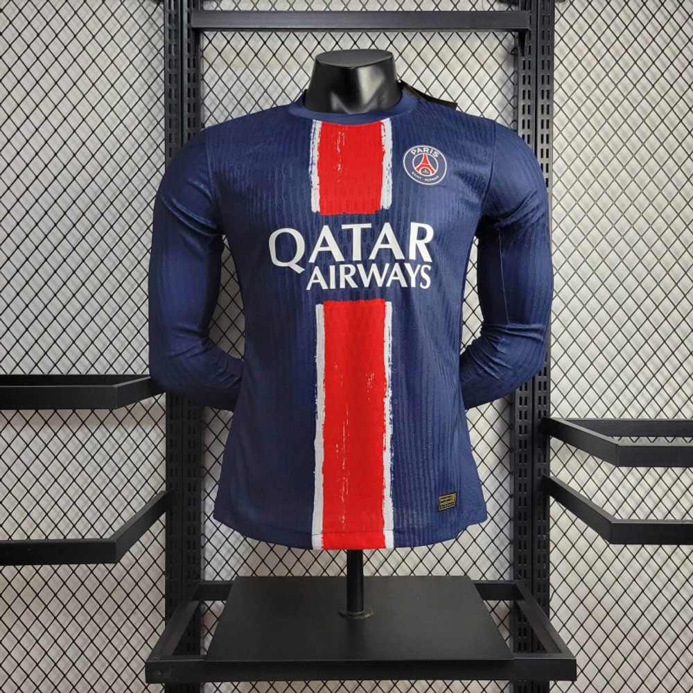 Long Sleeve  PSG Home Player Version 2024/25 Jersey